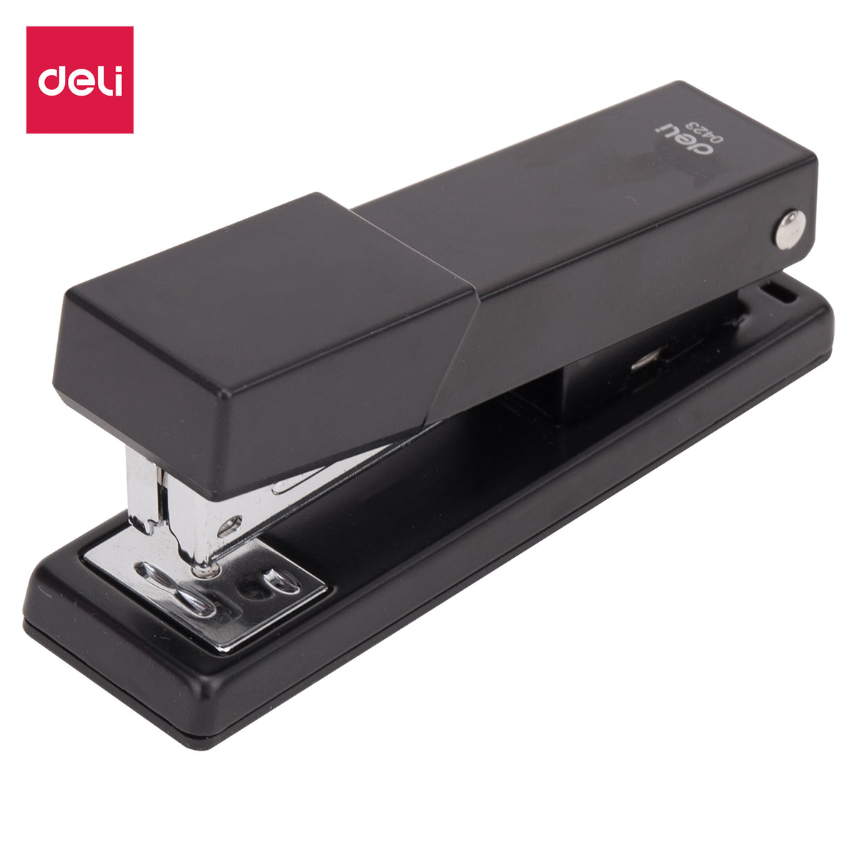 Deli E0423 Essential stapler, black