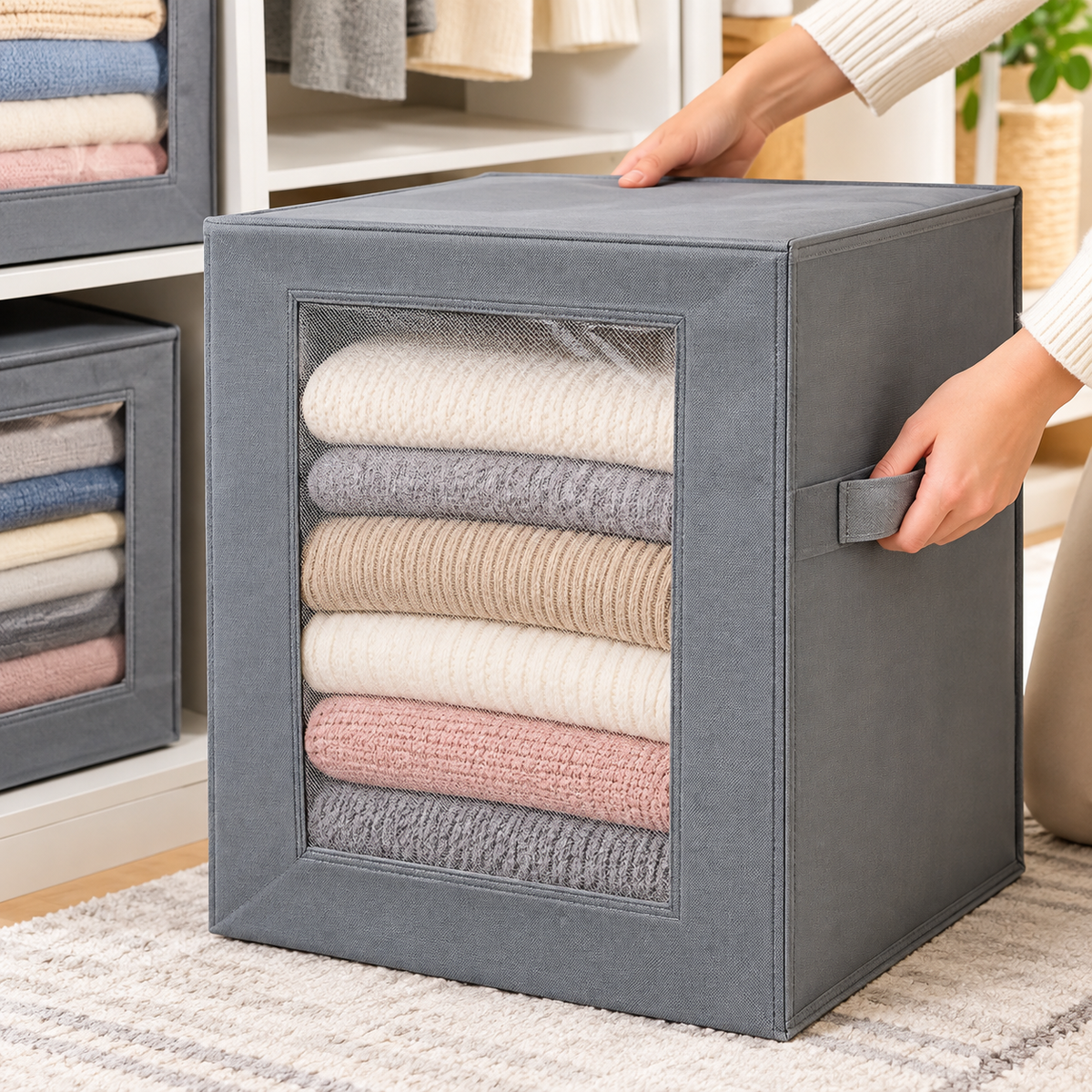 aura-15 Stackable Storage Organizer