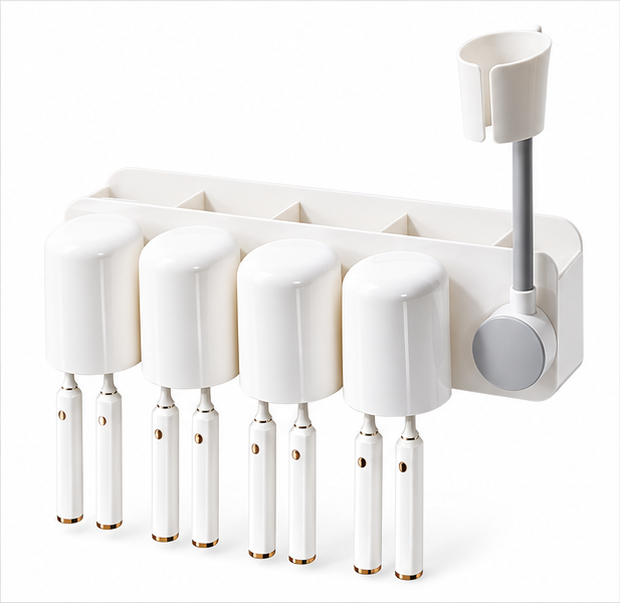 Wall-mounted bathroom organizer – view 4