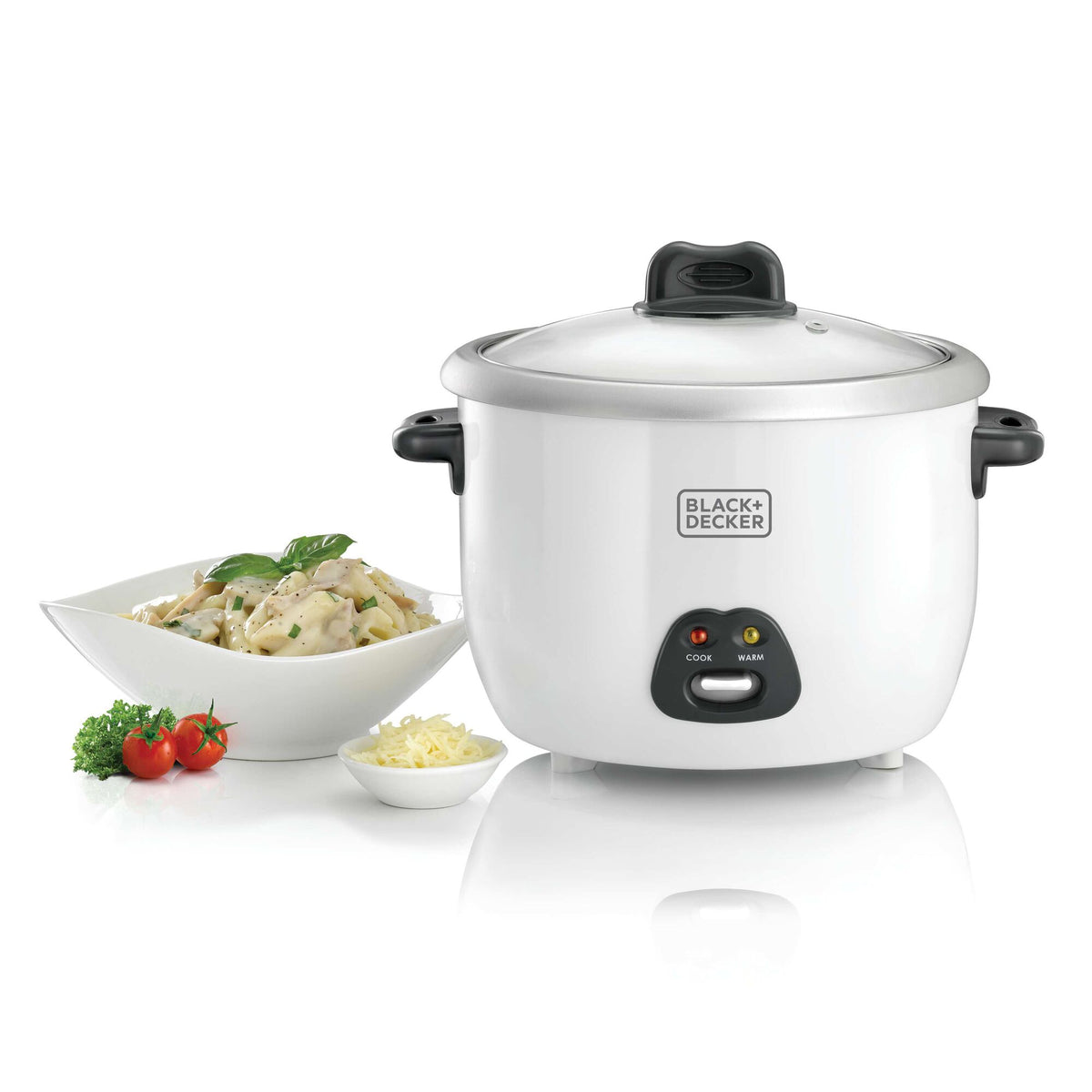 Black+Decker RC1850-B5 rice cooker front view