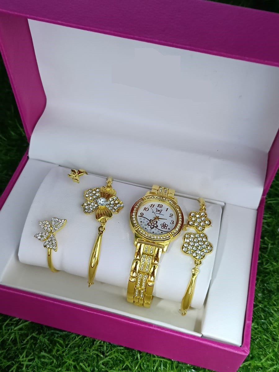 Celeste Women's Watch & Bracelet Gift Set