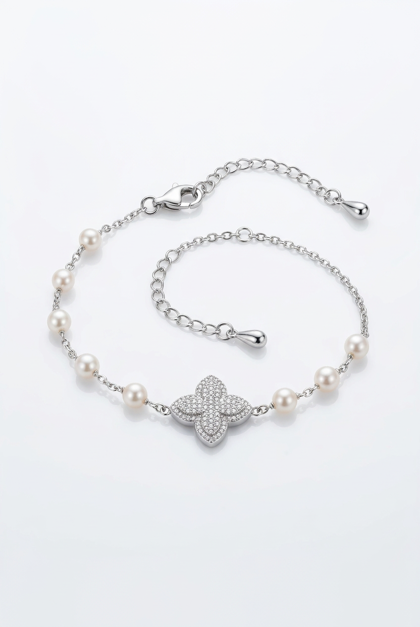 aura-19 Butterfly Charm Bracelet