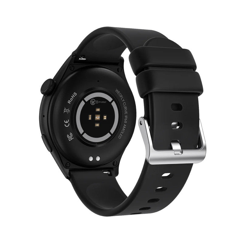 Weofly Curve Smart Watch Black display