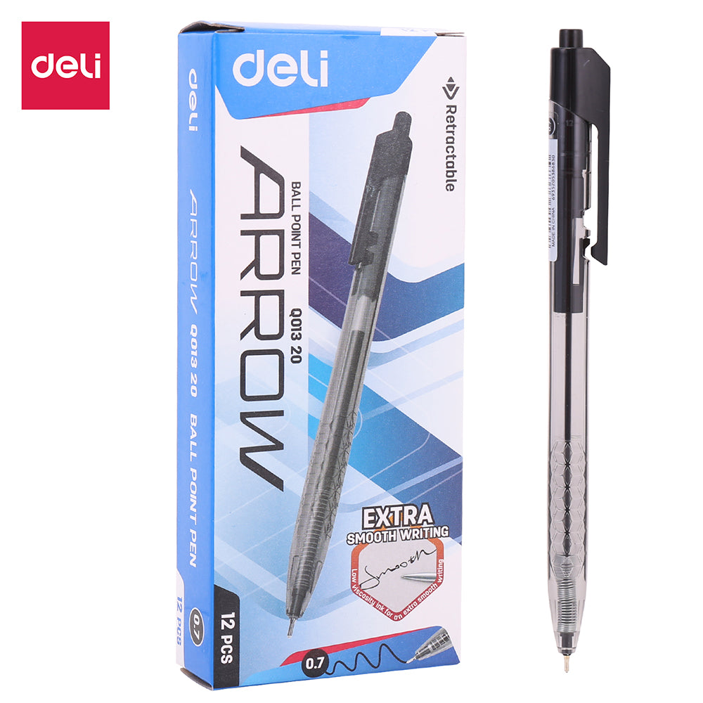 Deli Q013 Arrow ballpoint pen 0.7 mm box of 12