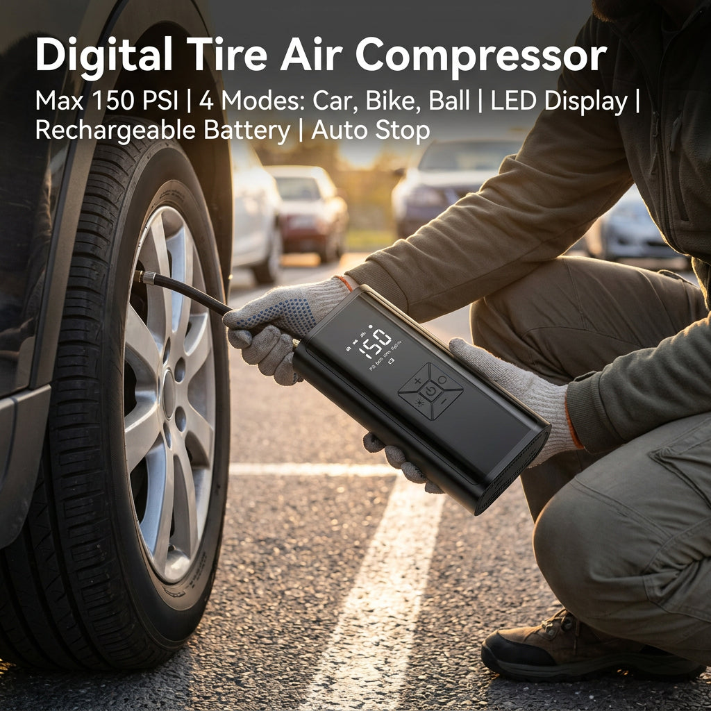Digital Tyre Air Compressor