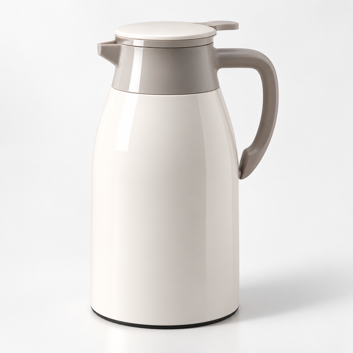 Insulated thermal carafe lid handle and spout