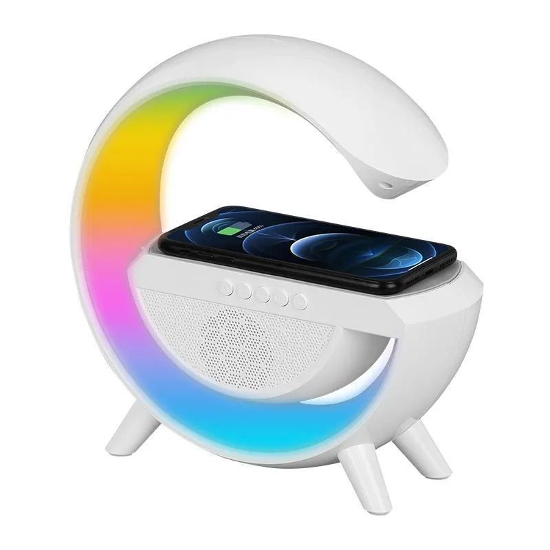 LED Speaker & Wireless Charger Lamp