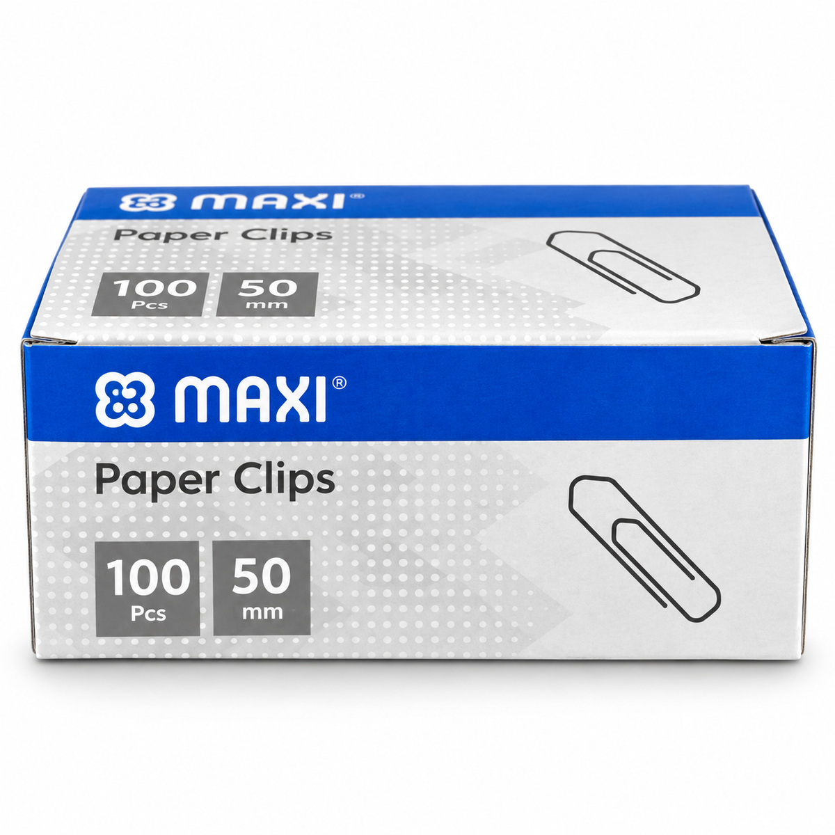 Maxi MX-PC50 50 mm paper clips box of 100