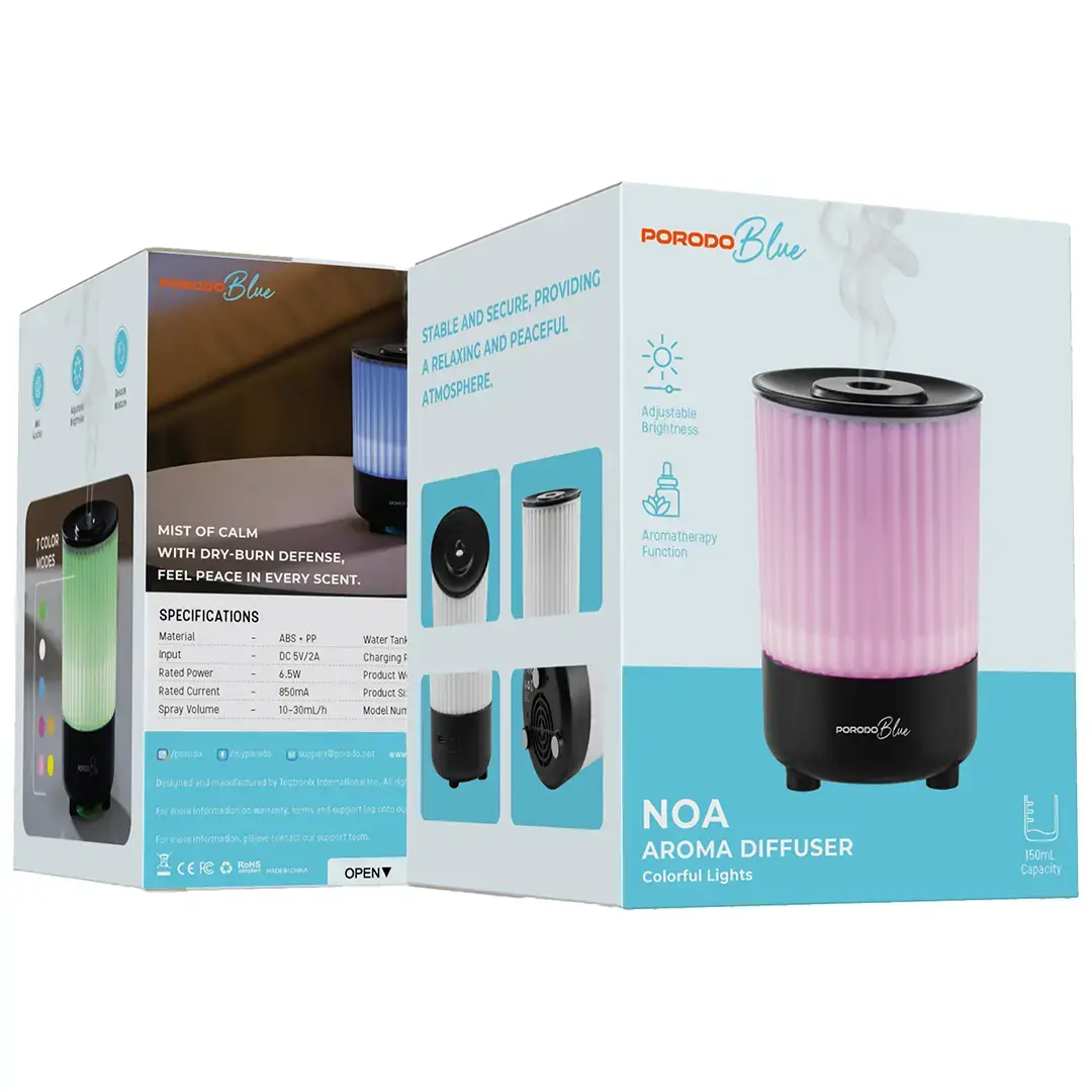 Porodo Blue NOA Aroma Diffuser specifications