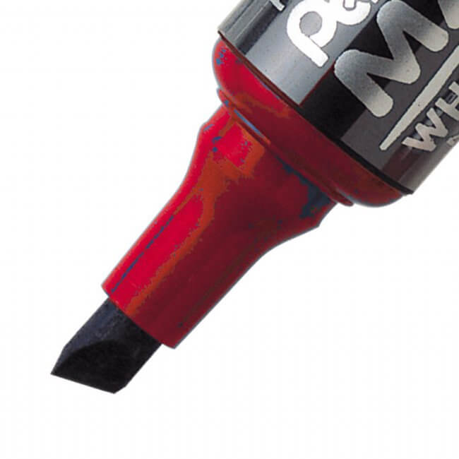 Pentel Maxiflo MWL6 chisel tip detail