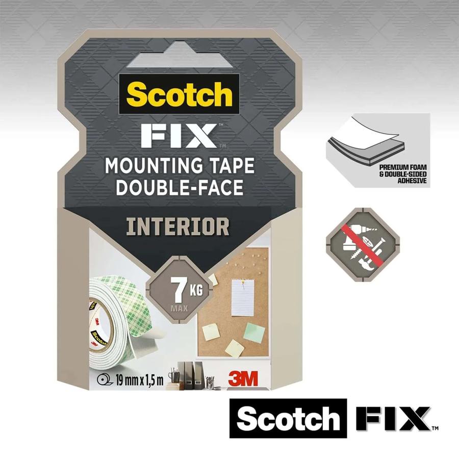 Scotch-Fix Interior double-sided mounting tape roll