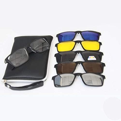5-in-1 Clip-On Sunglasses Set