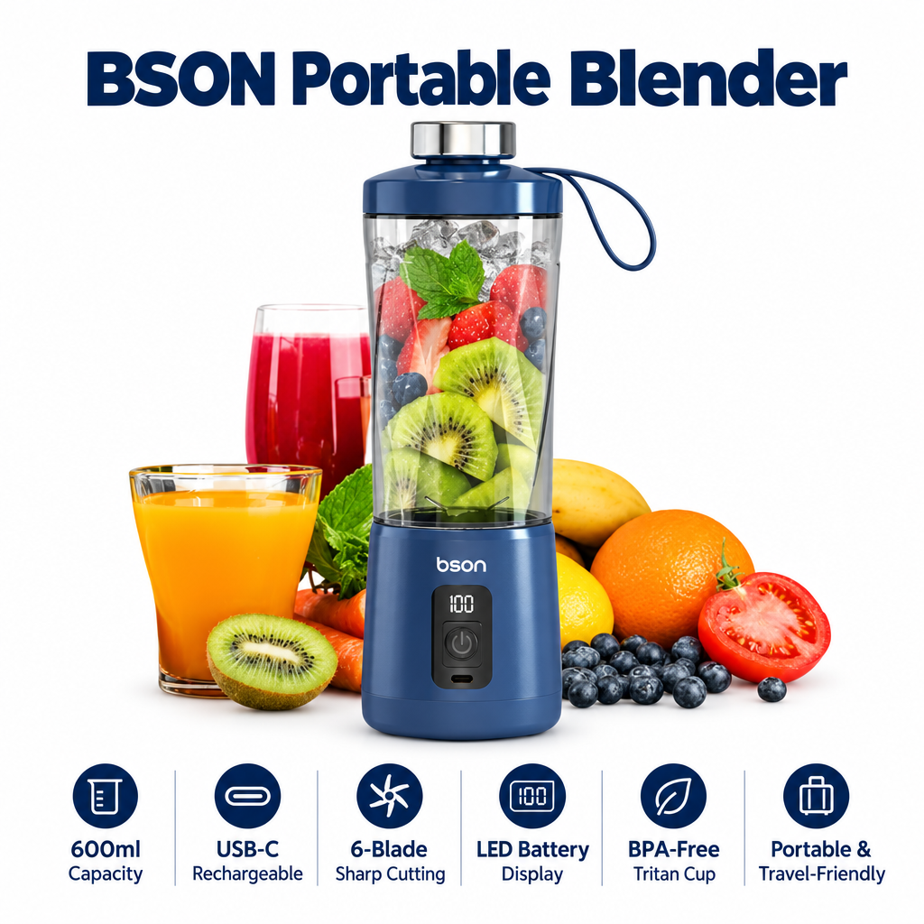 Portable rechargeable blender – how to clean a blender properly