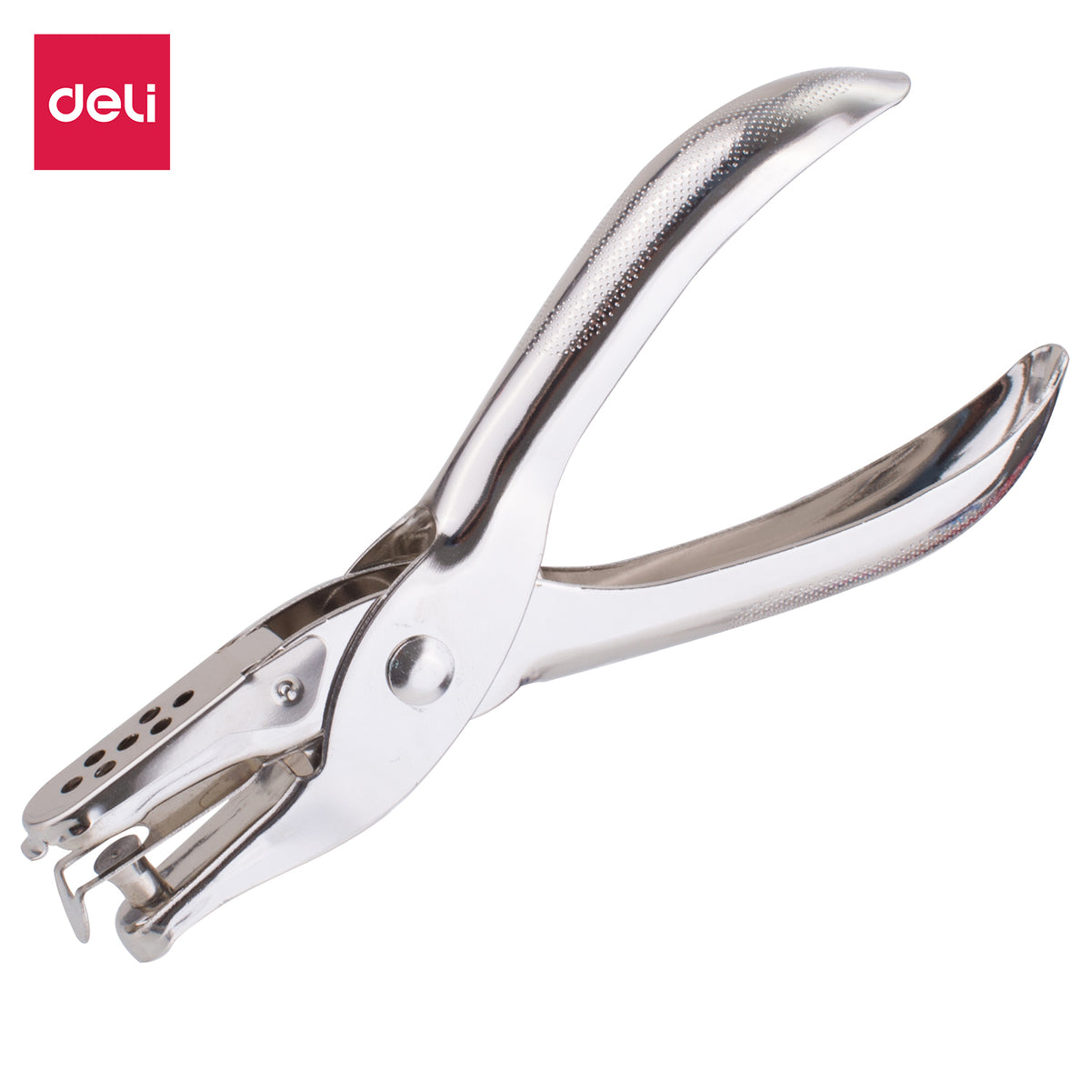 Deli E0114 one-hole punch, silver