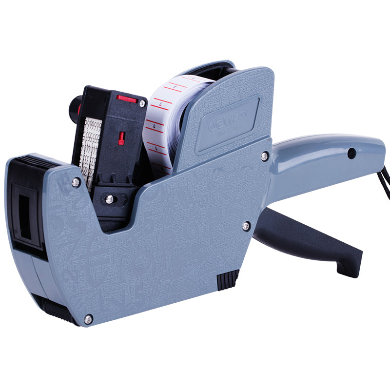 Deli 7504 Price Label Gun side view