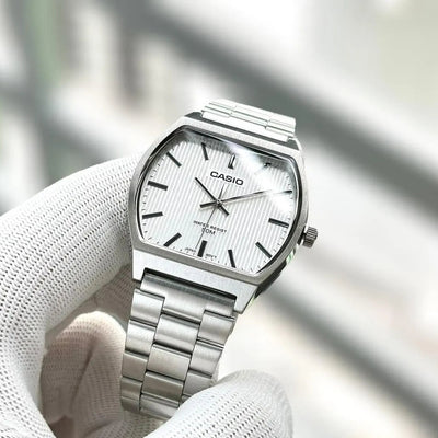 Classic Men's Watch – Silver & Blue