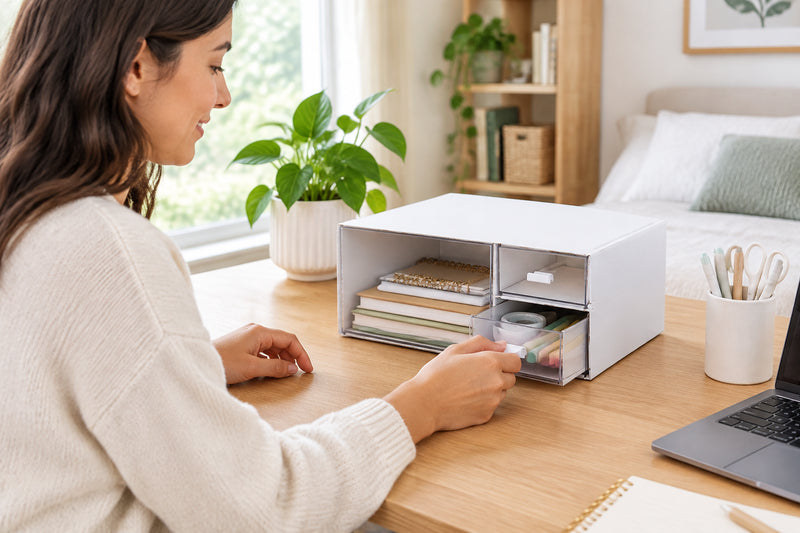 TT 2-layer desk organizer with drawer – view 2