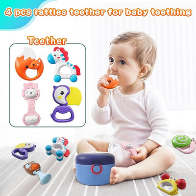 Baby Rattle Set – 8 Pieces
