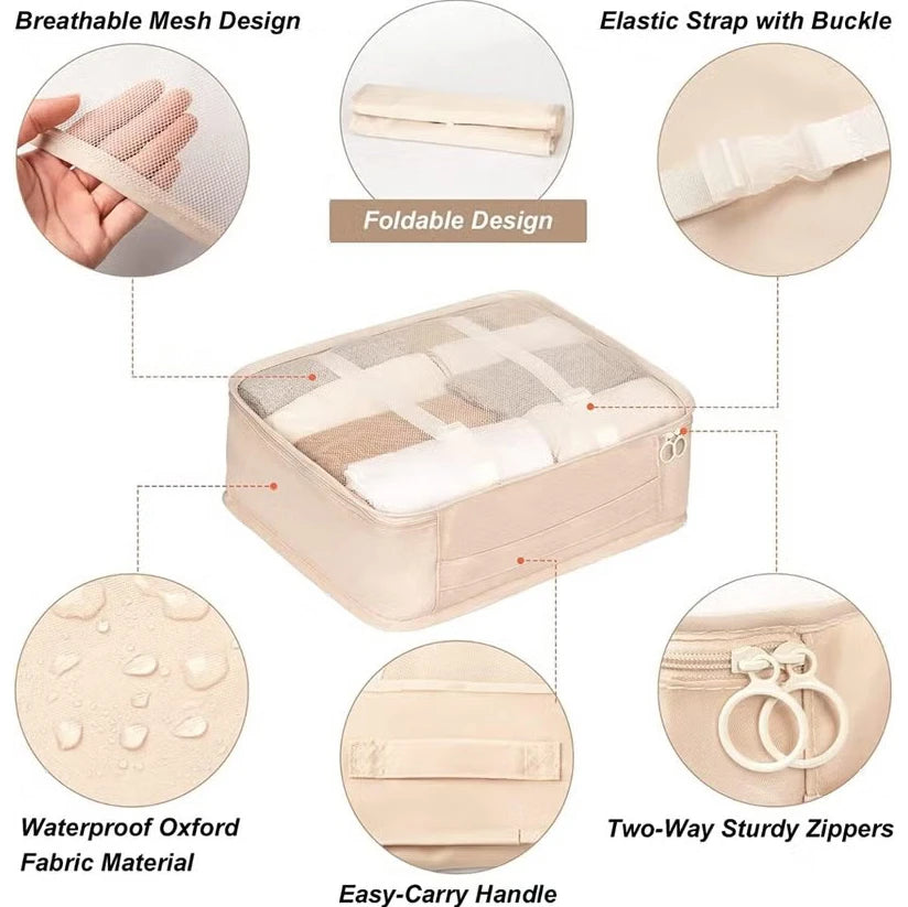 Gonice 7-piece packing cubes set