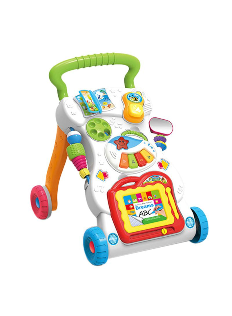 Mumtaz baby activity musical walker with drawing board
