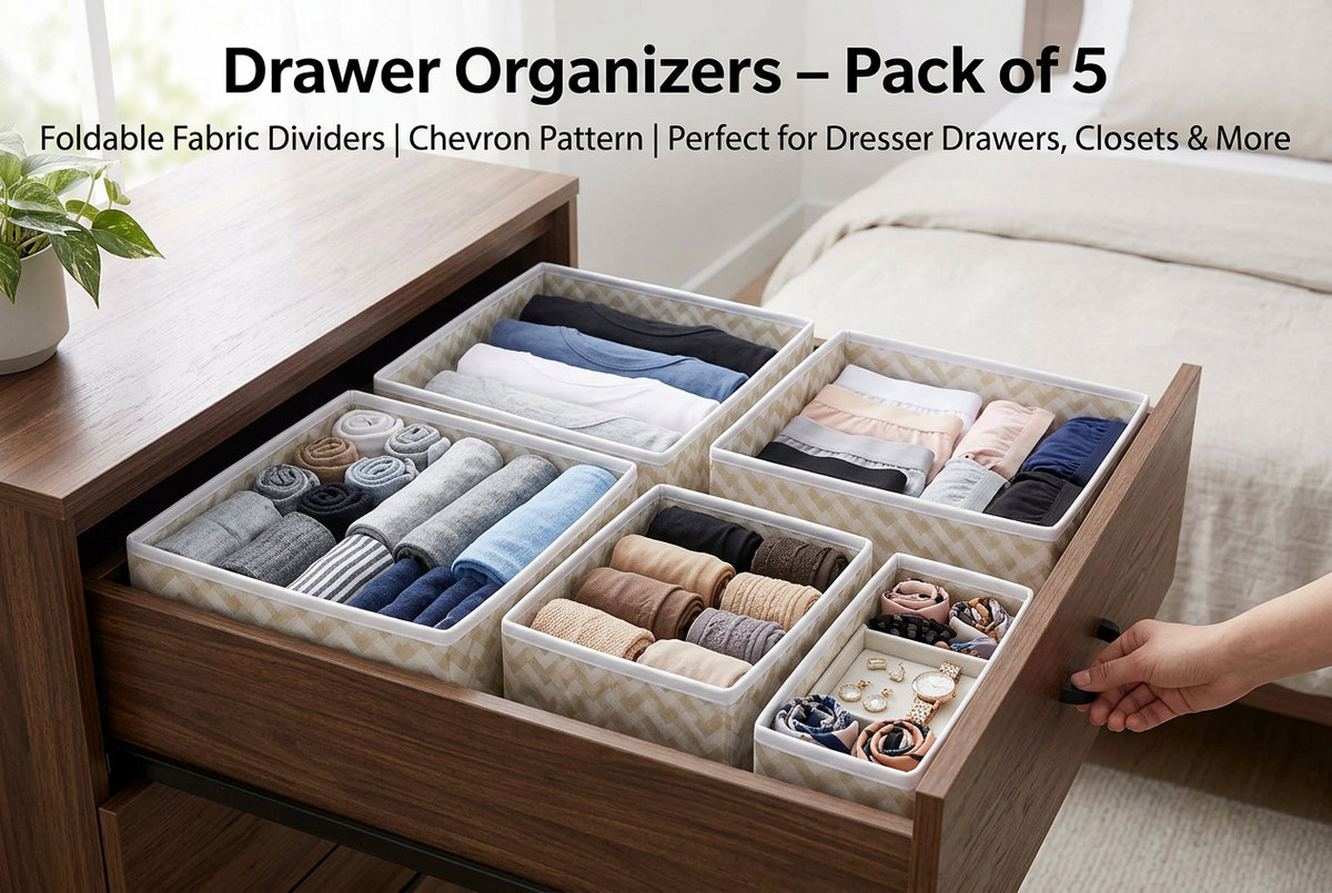 Drawer Organizers – Pack of 6