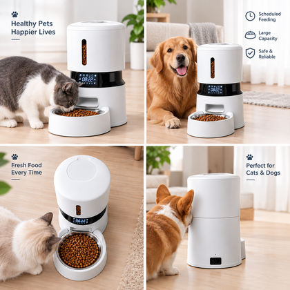 Automatic Pet Feeder with Digital Display
