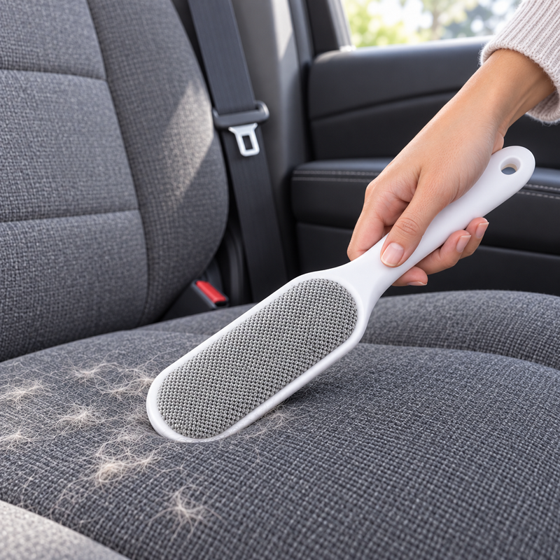 Reusable lint and pet hair remover brush – view 2