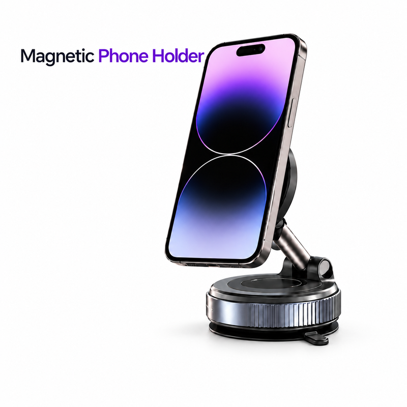 K007 magnetic car phone holder foldable 360 degree