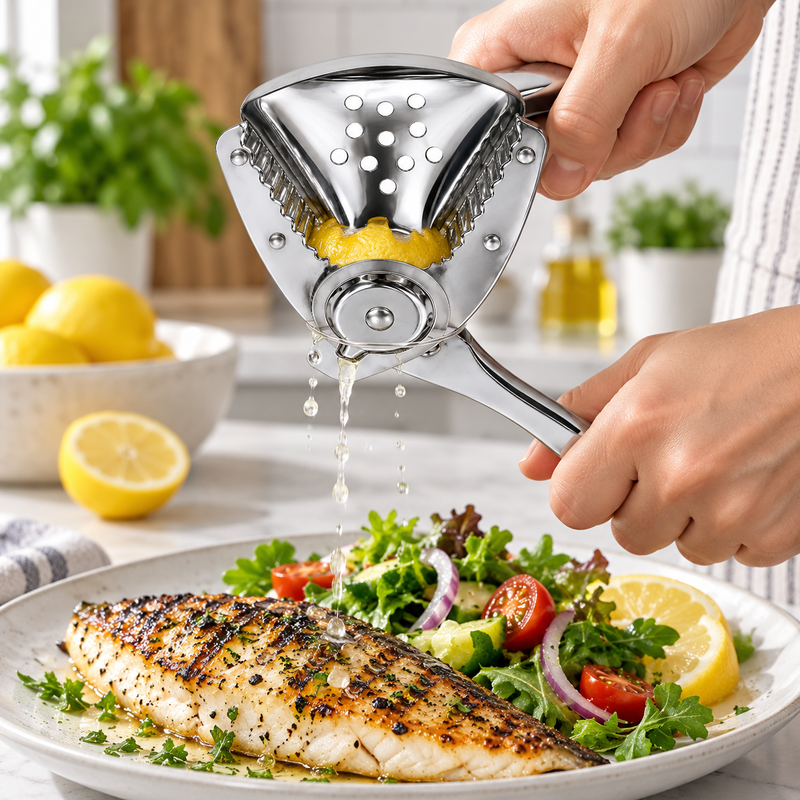 Italo stainless-steel citrus juicer – view 2