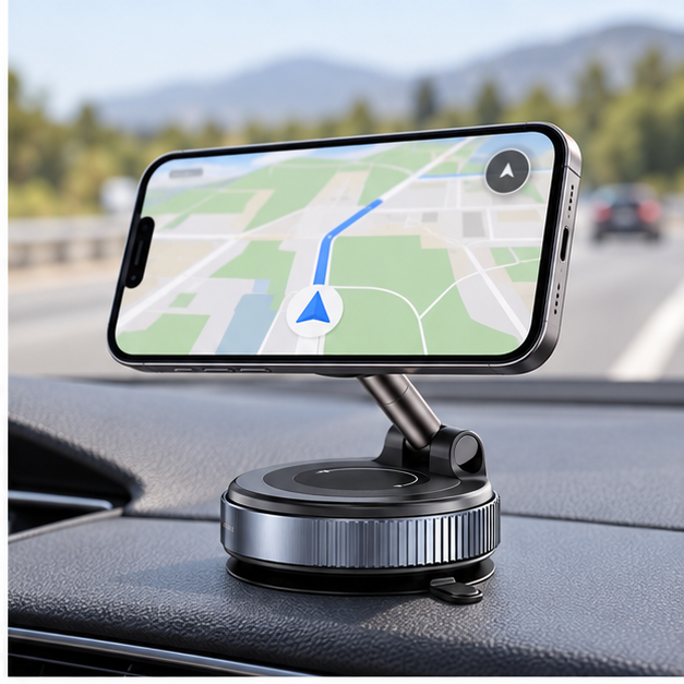 K007 magnetic car phone holder – view 2