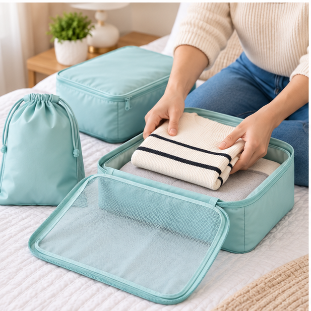 Travel packing organizer set – view 2