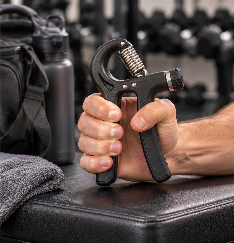 Adjustable Hand Grip Strengthener – Black