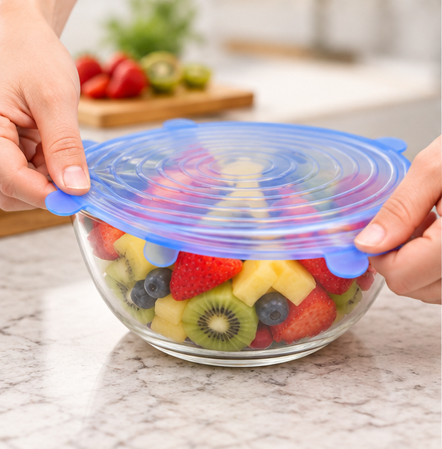 Silicone stretch lids – view 2
