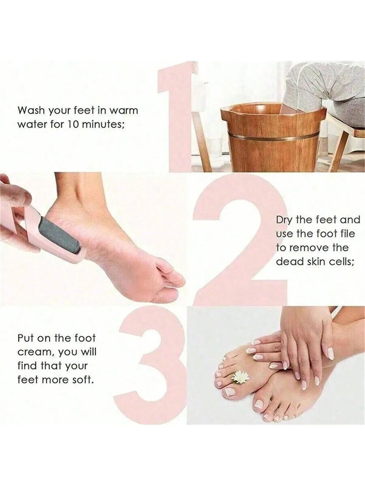 Cordless Rechargeable Electric Callus Remover for Feet – Professional Pedicure Foot File