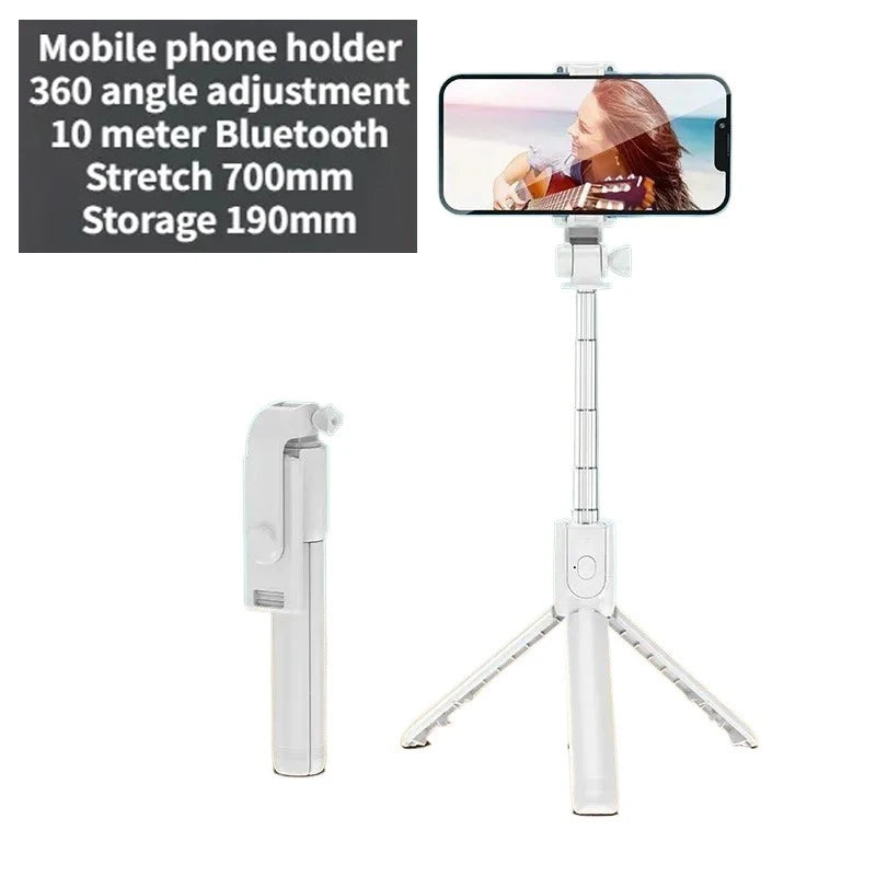 3-in-1 Extendable Selfie Stick Tripod with Bluetooth Remote for Smartphones