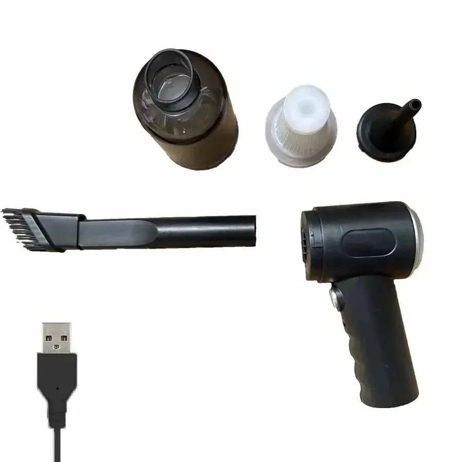 9000Pa Wireless Handheld Car Vacuum Cleaner – USB Rechargeable Portable Vacuum for Car & Home
