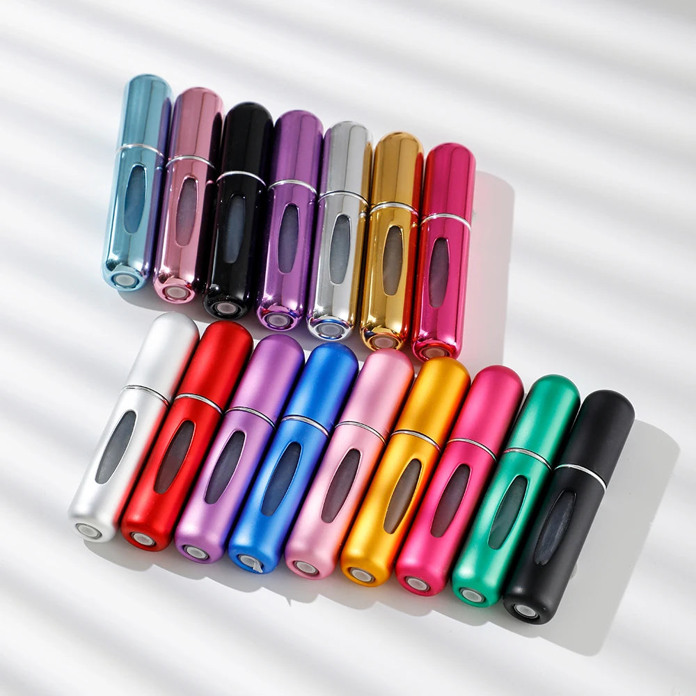 Portable Refillable Perfume Atomizer Spray Bottle – 5ml Travel Mini Perfume Dispenser