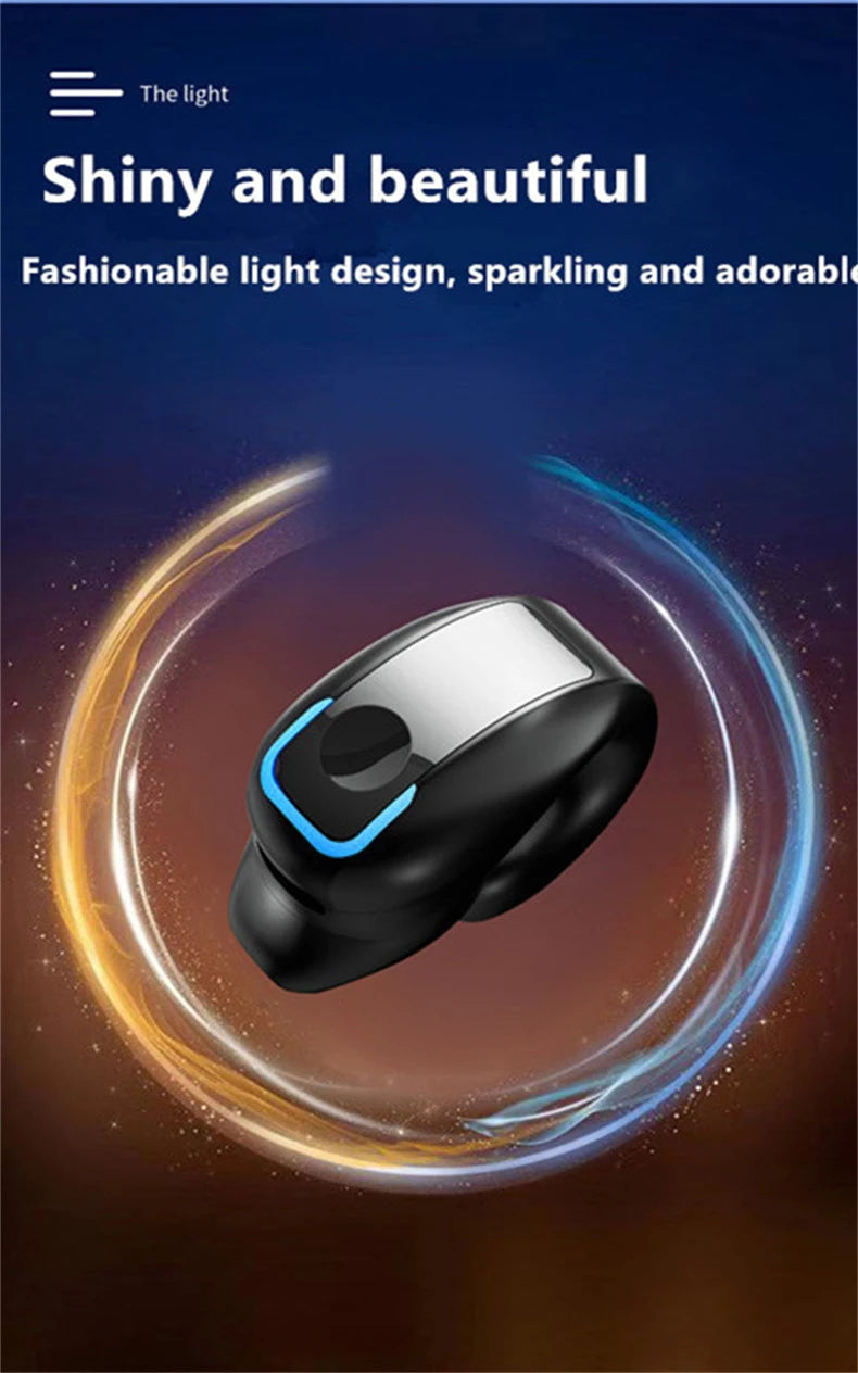 Wireless Bluetooth Bone Conduction Ear Clip Headphones with Mic