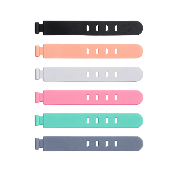 Reusable silicone cable ties 26-piece pack – view 2