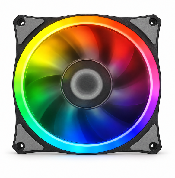 GAMEMAX RF12X ring RGB case fan – view 2