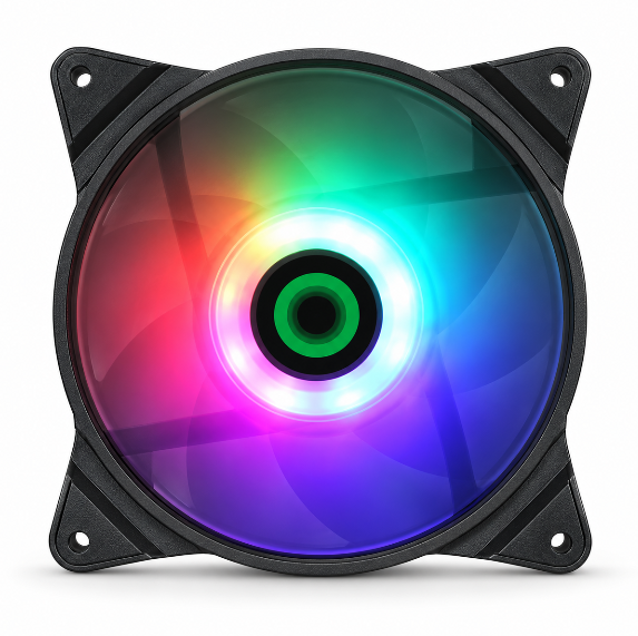 GAMEMAX FN-12Rainbow-C2 ARGB case fan – view 2