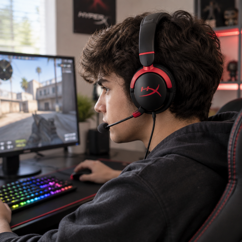 HyperX Cloud Mini kids gaming headset – view 2
