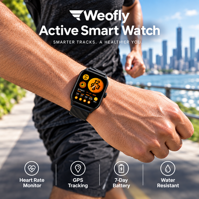 Weofly Active Smart Watch – Black
