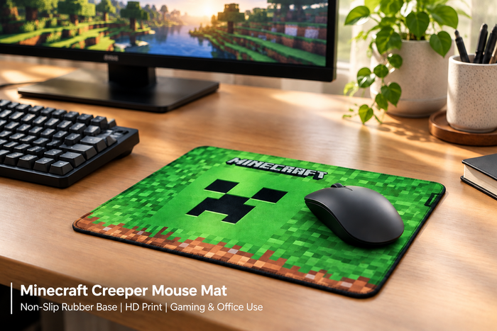 Razer Gigantus V2 medium gaming mouse pad Minecraft Edition