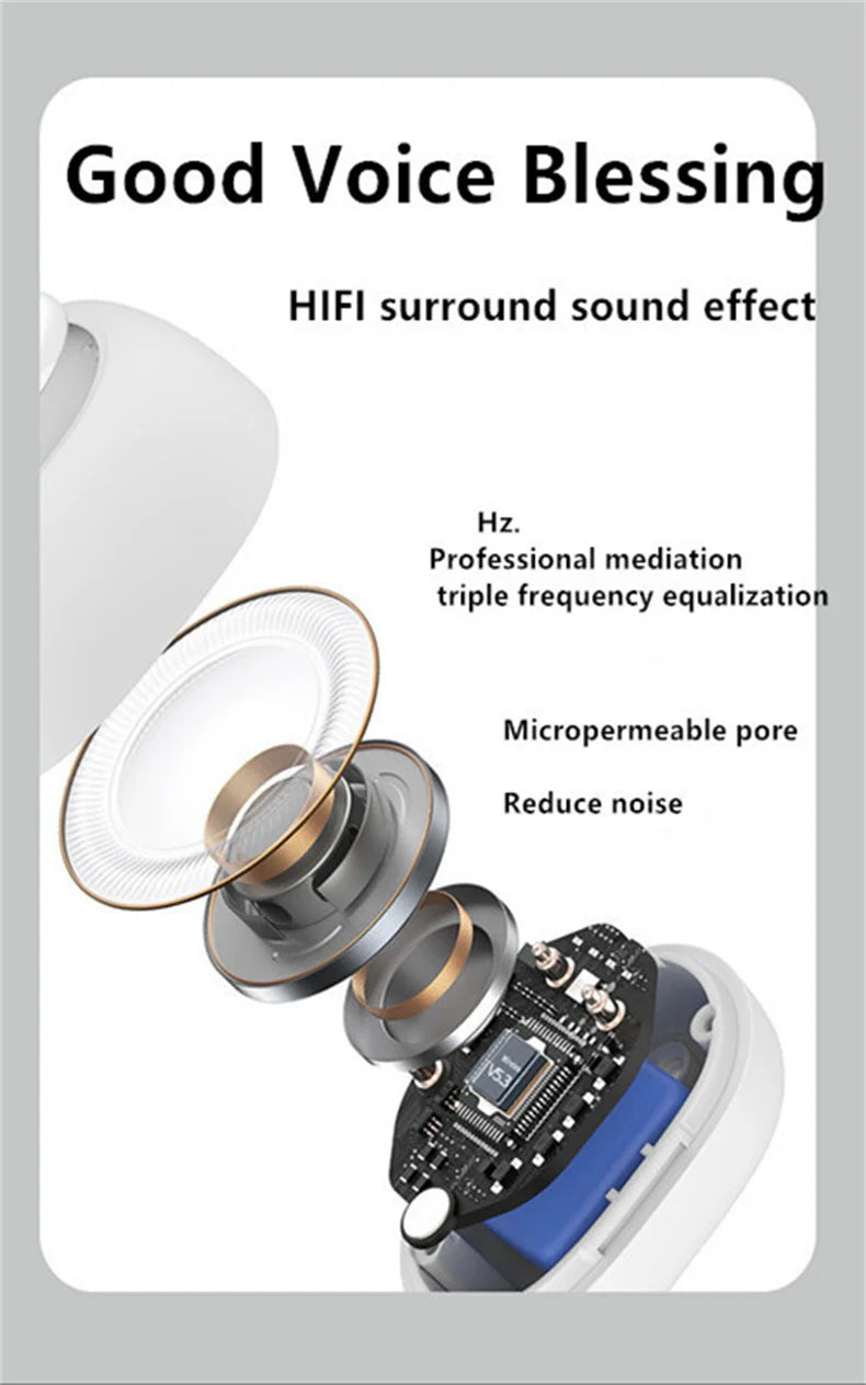 Wireless Bluetooth Bone Conduction Ear Clip Headphones with Mic