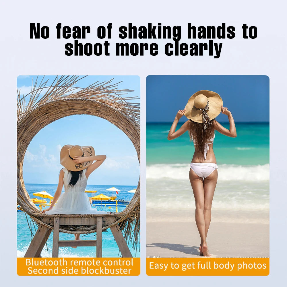 3-in-1 Extendable Selfie Stick Tripod with Bluetooth Remote for Smartphones