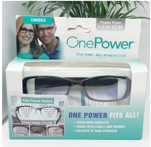 Adjustable Focus Reading Glasses
