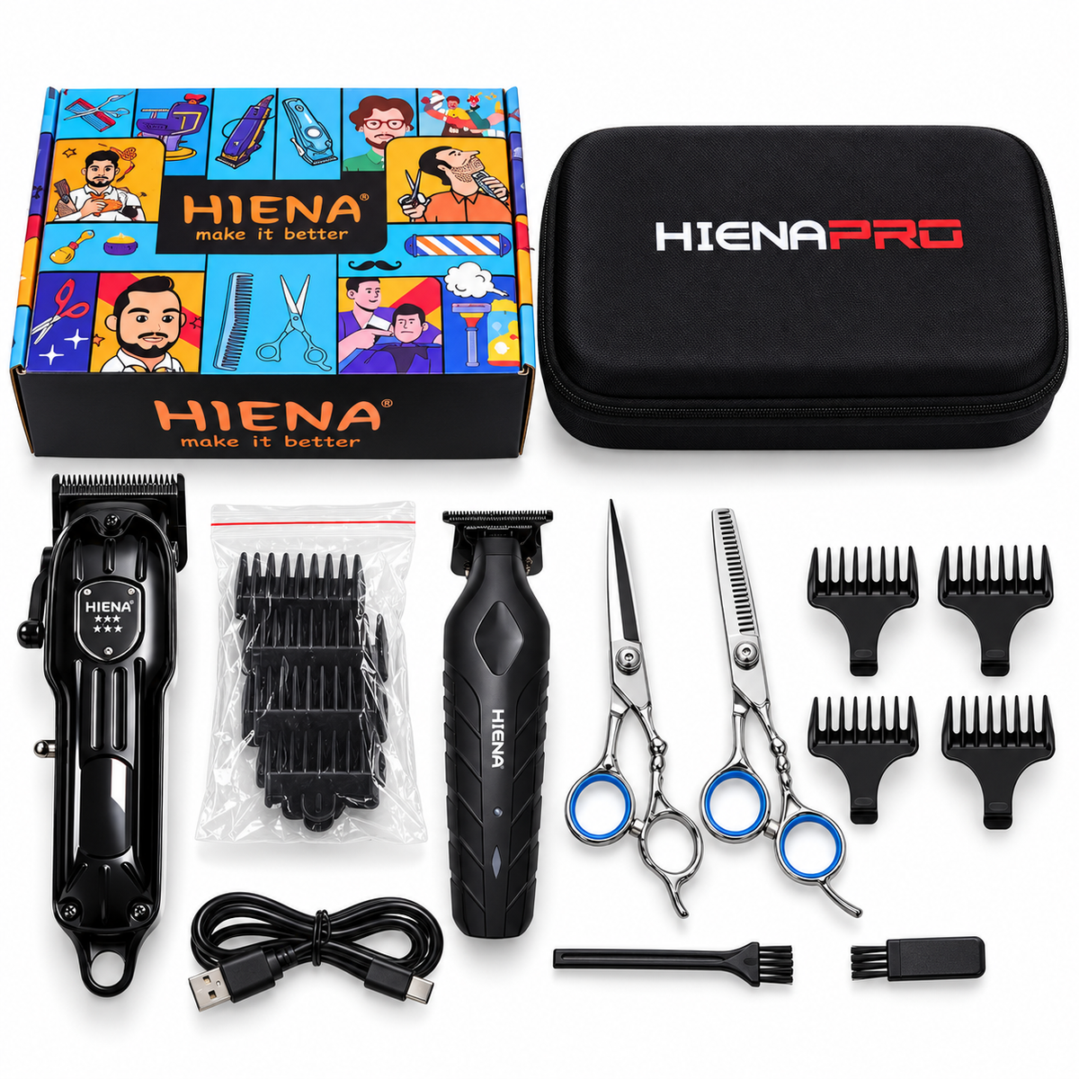 Professional Hair Clipper Kit for Men