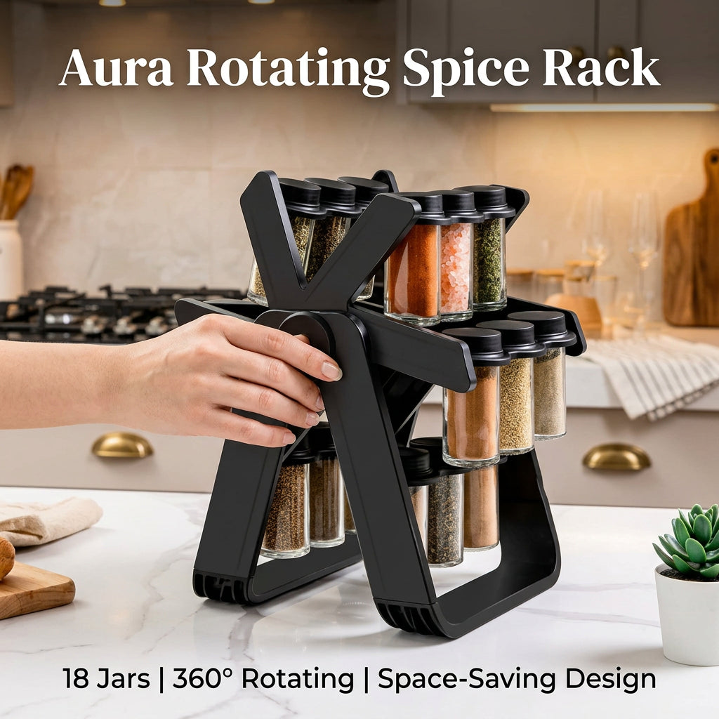 18-Jar Rotating Spice Rack