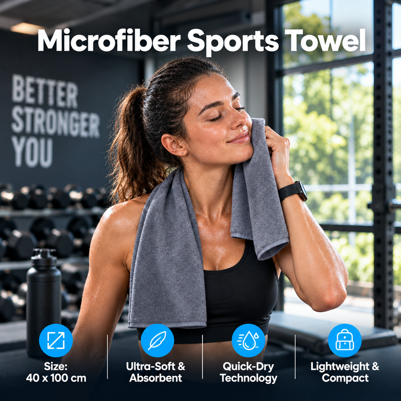 Ayzoq microfiber sports towel 40x100 cm